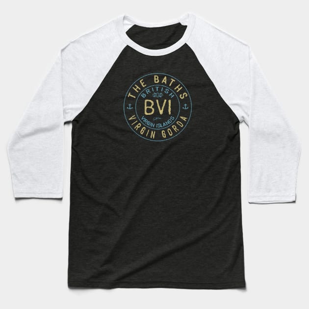 The Baths, Virgin Gorda, British Virgin Islands Baseball T-Shirt by jcombs